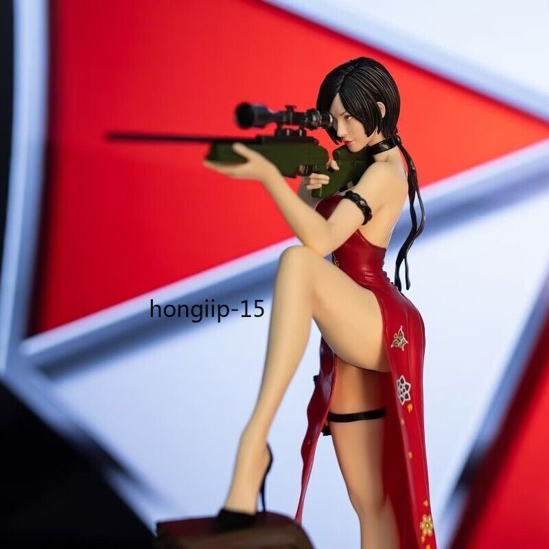 Resident Evil 4 Game Ada Wong 34cm PVC Sexy Statue Figure Model Collection Gifts