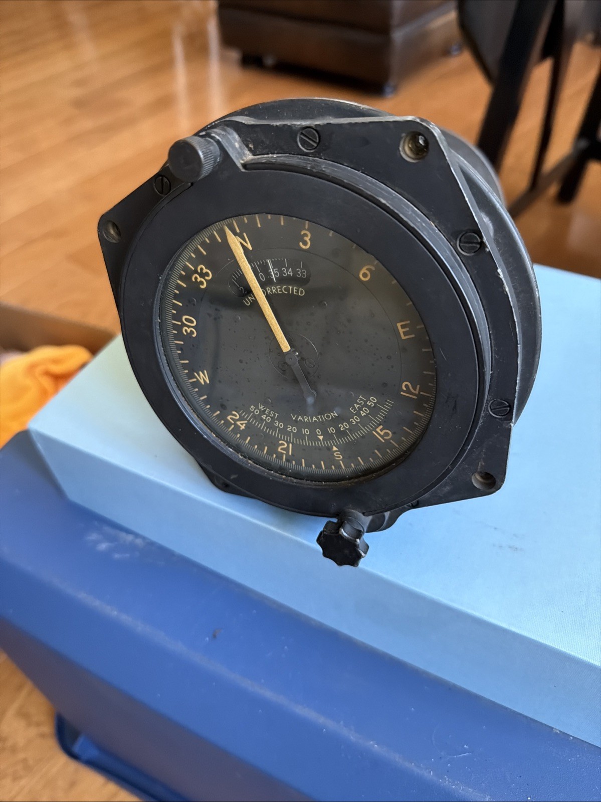 WWII Bendix Eclipse Pioneer Gyro Flux Gate Compass Master Indicator AN5752-2