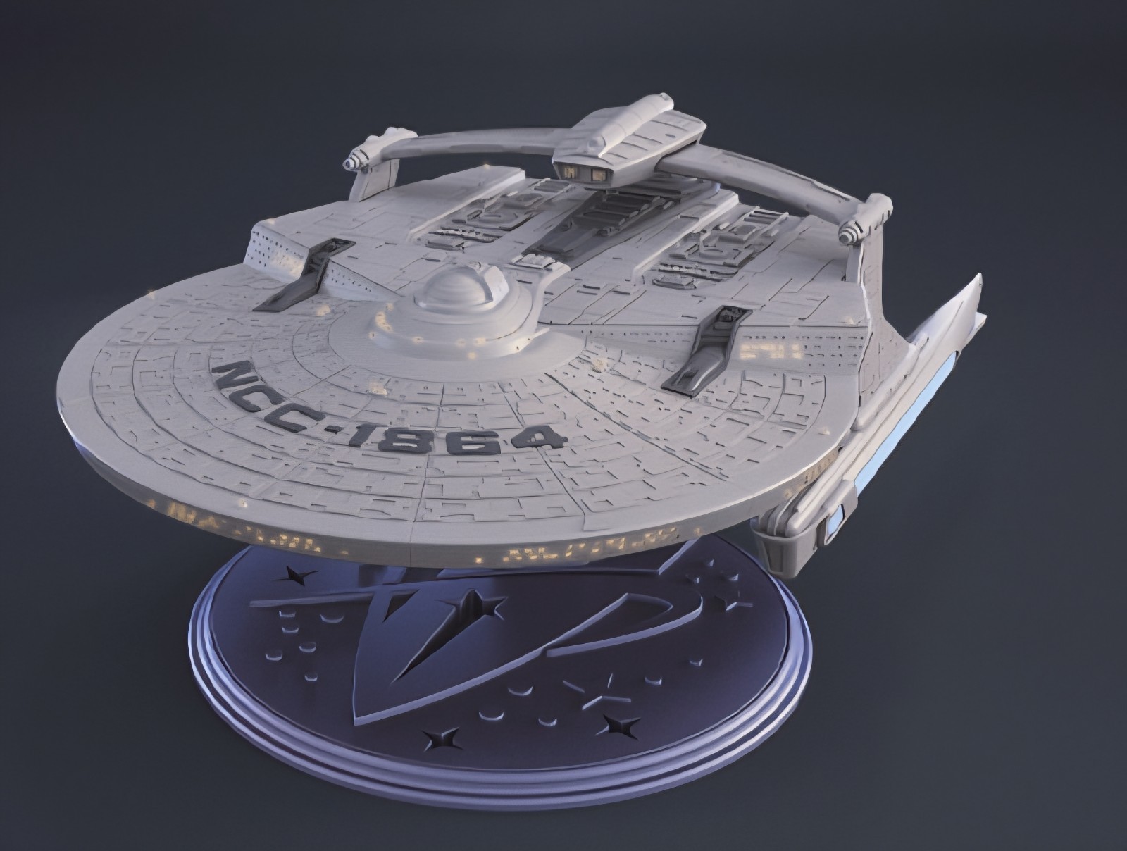 Star Trek Uss Reliant Ncc 1864 1/350 scale Ship Model Kit Large 26