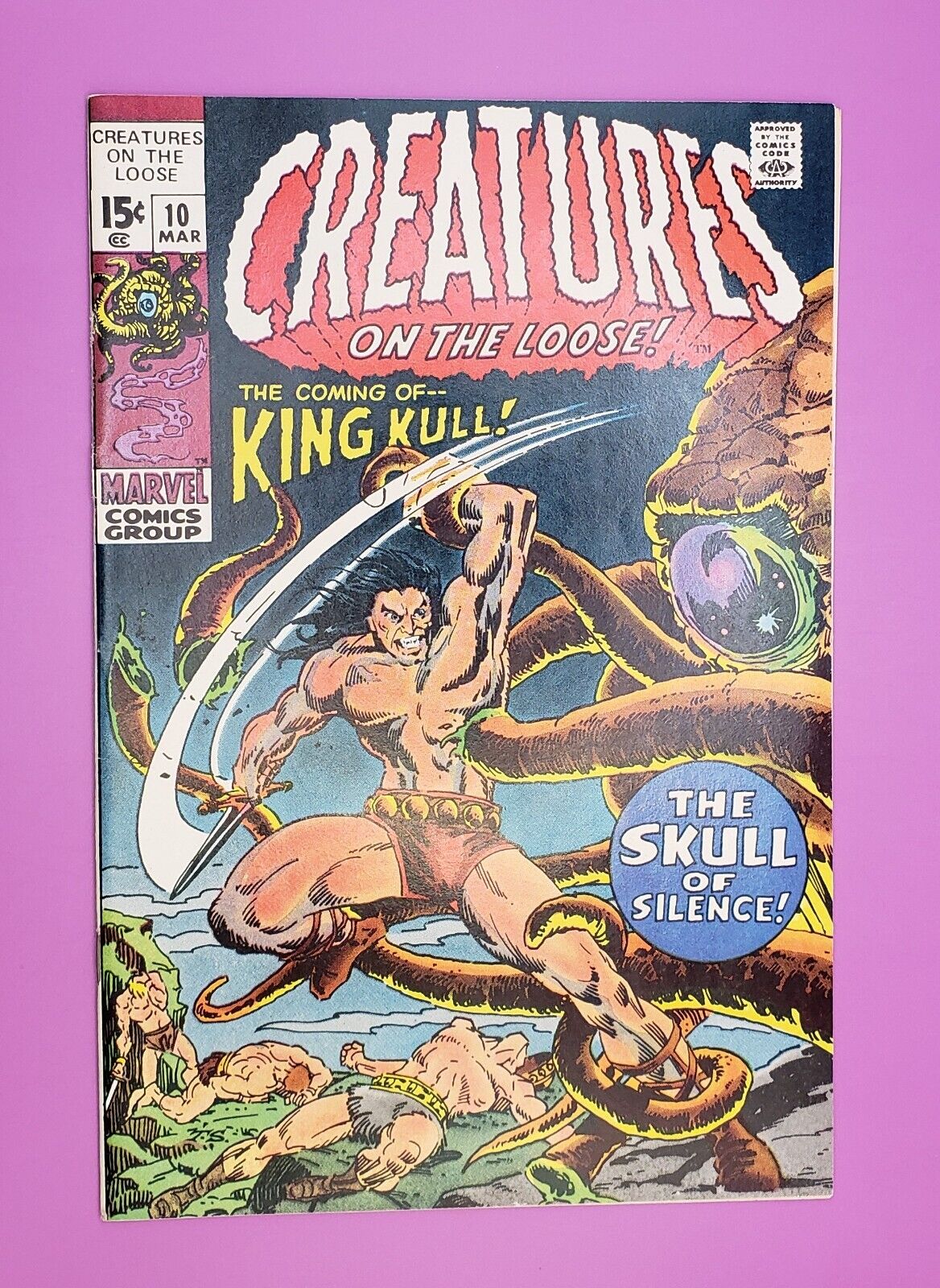 Creatures on the Loose #10 🔑 1st Full App King Kull Marvel 1971 VF/VF+