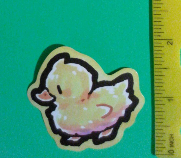 Cute Cartoon Duck Sticker (AR) Cute Cartoon Duck Sticker (AR)