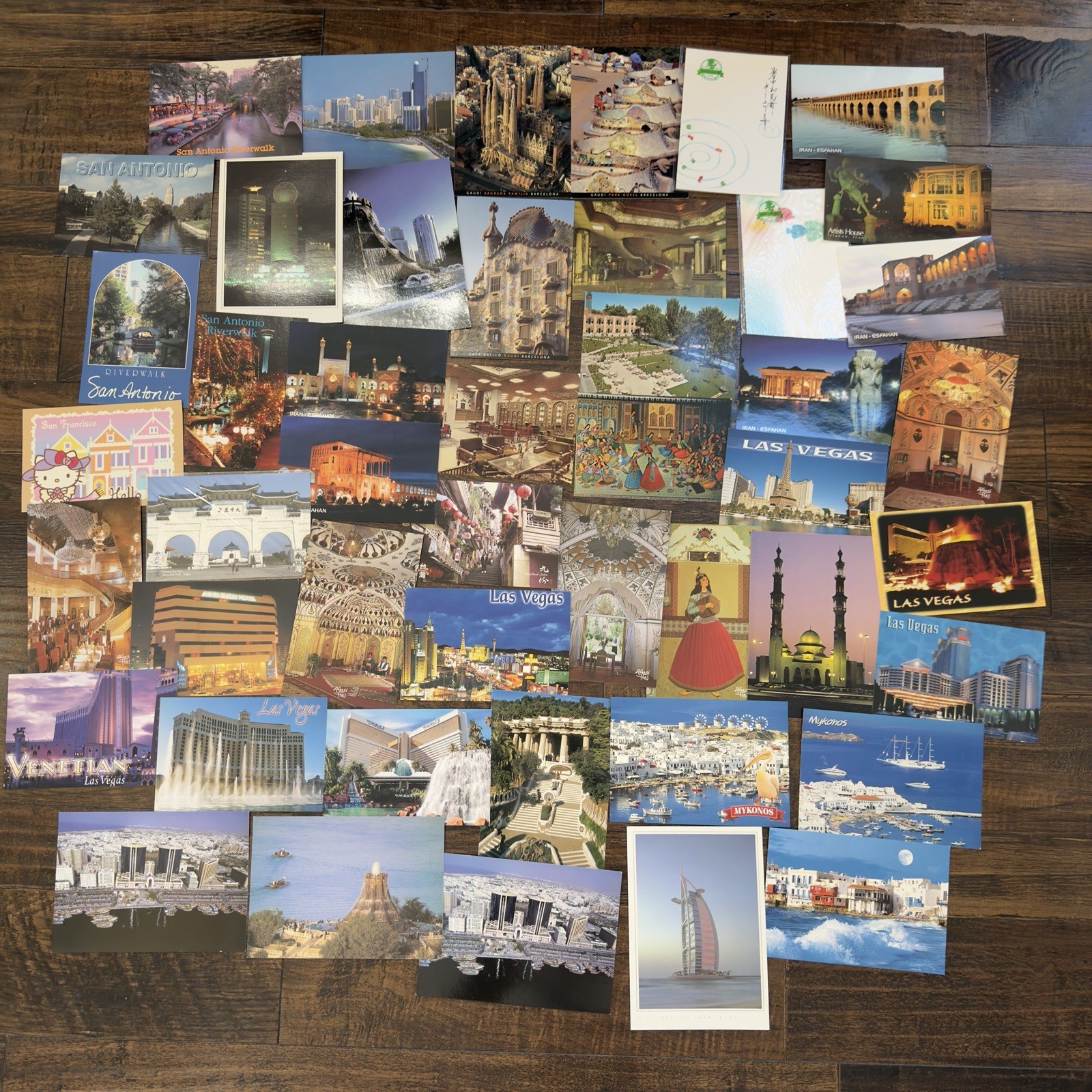 Large Lot of Unused Vintage Postcards - United States / International Travel