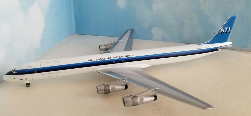 Aeroclassics AC219907 ATI Douglas DC-8-61 N861PL Diecast 1/200 Model Airplane