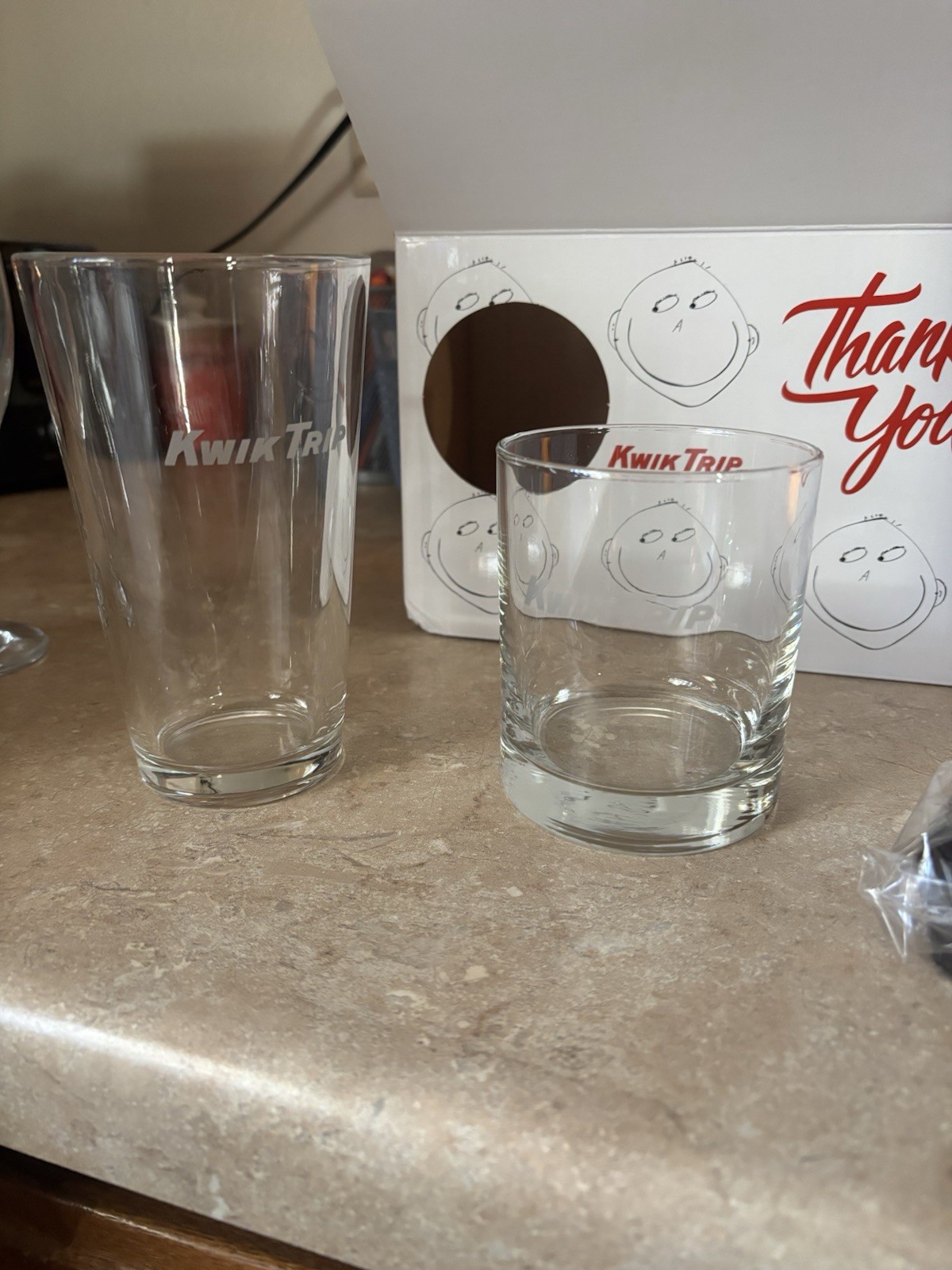 Kwik Trip Glass/Gift Set LAST ONE HAD A BOX