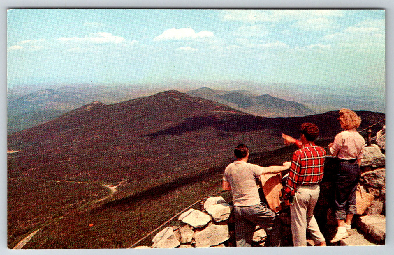 c1960s Bird\'s Eye View Whiteface Mountain Adirondack Park NY Postcard Lot of 100