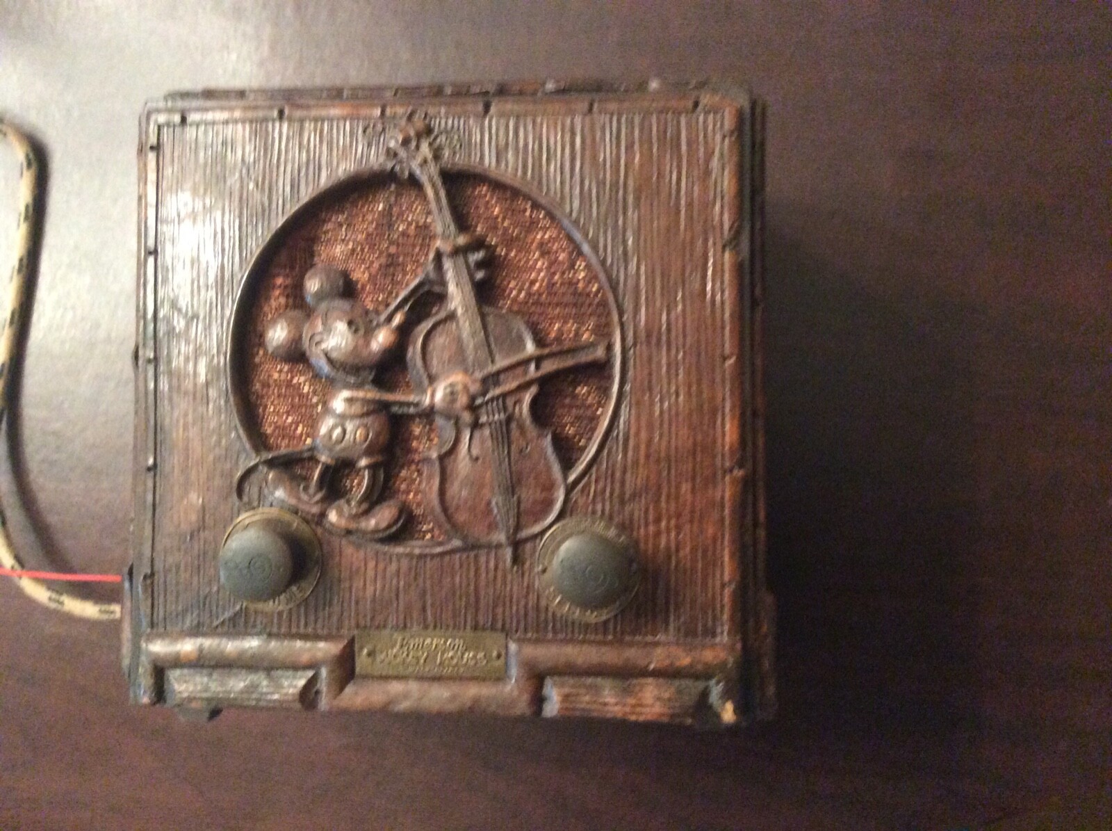 disneyana - 1933 Emerson Mickey Mouse Radio