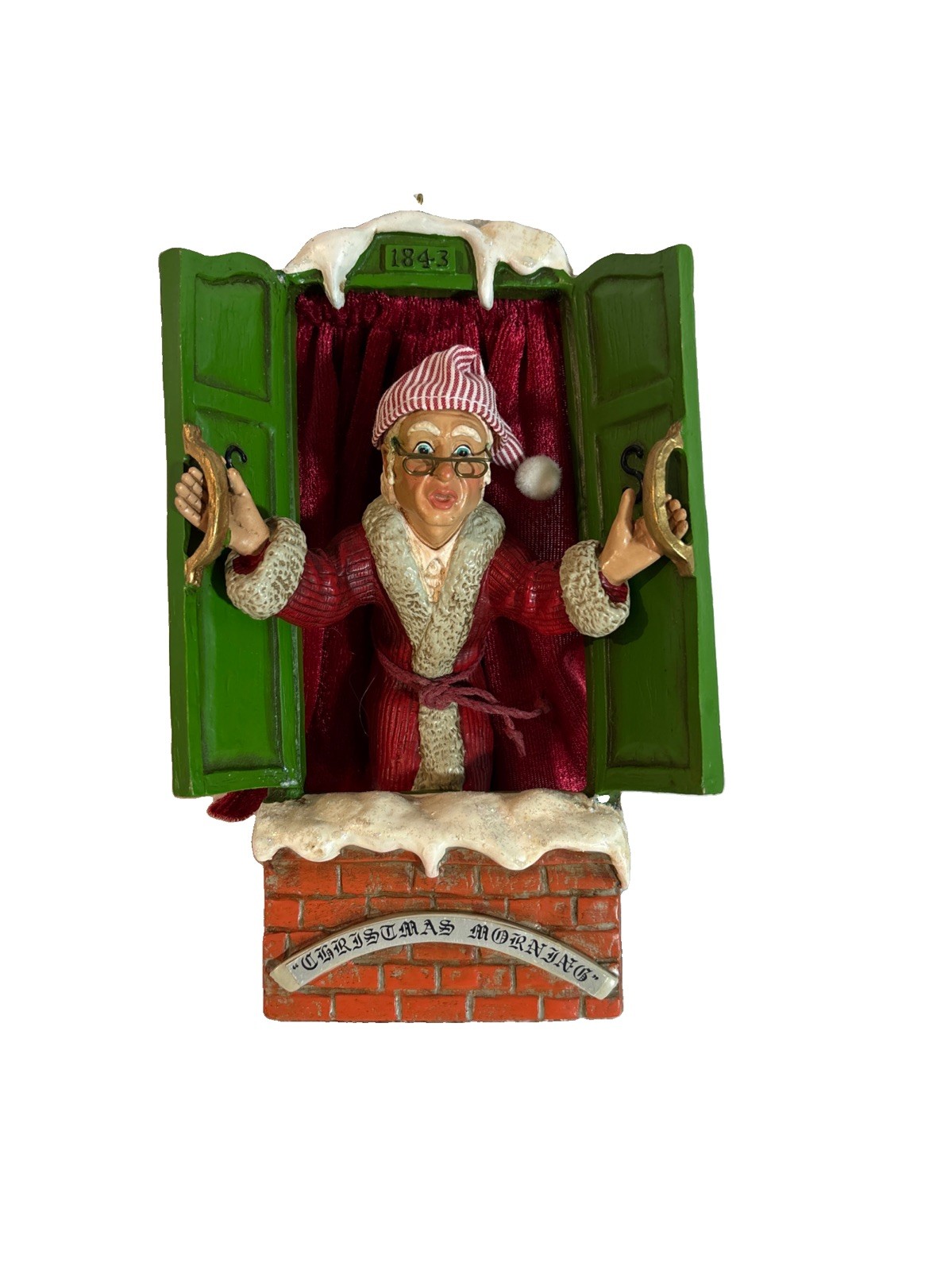 Kurt S Adler Ebenezer Scrooge Christmas Morning A Christmas Carol Charles Dicken