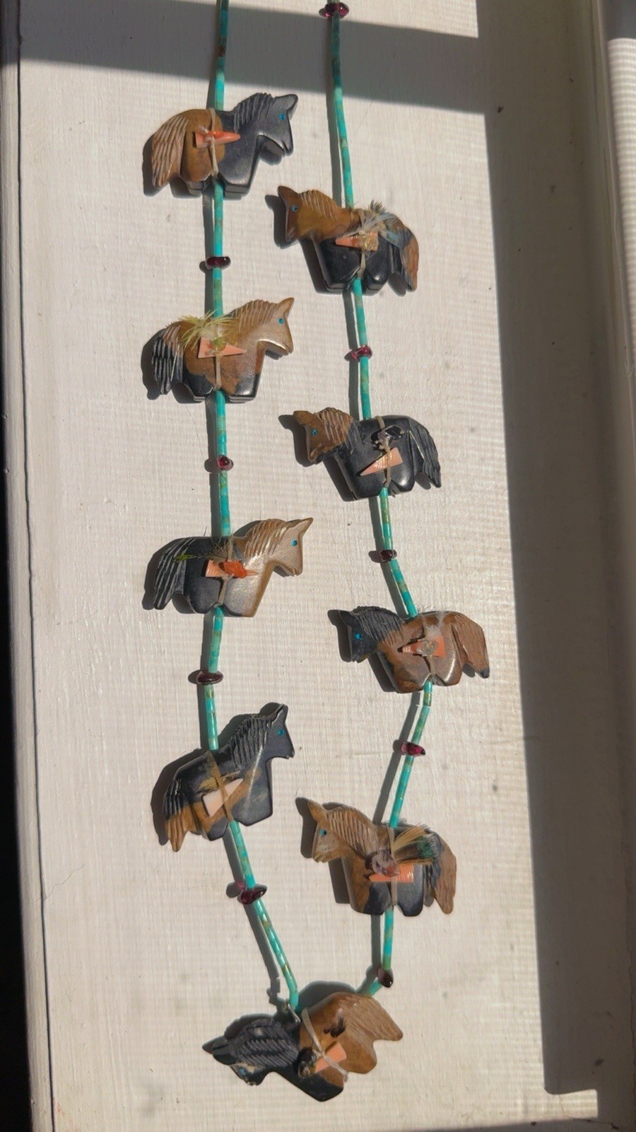 12 Piece Vintage Zuni Fetish Carving Lot Southwestern Native Trinkets Signed