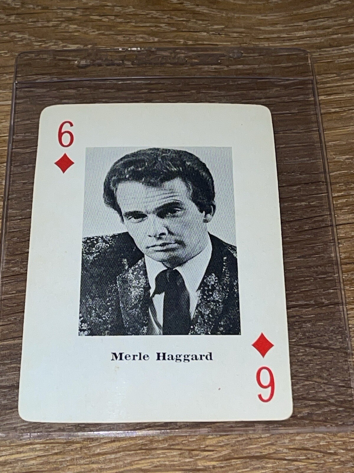 VINTAGE 1967 HEATHER COUNTRY MUSIC MERLE HAGGARD SIX DIAMOND CARD MUSIC CARD