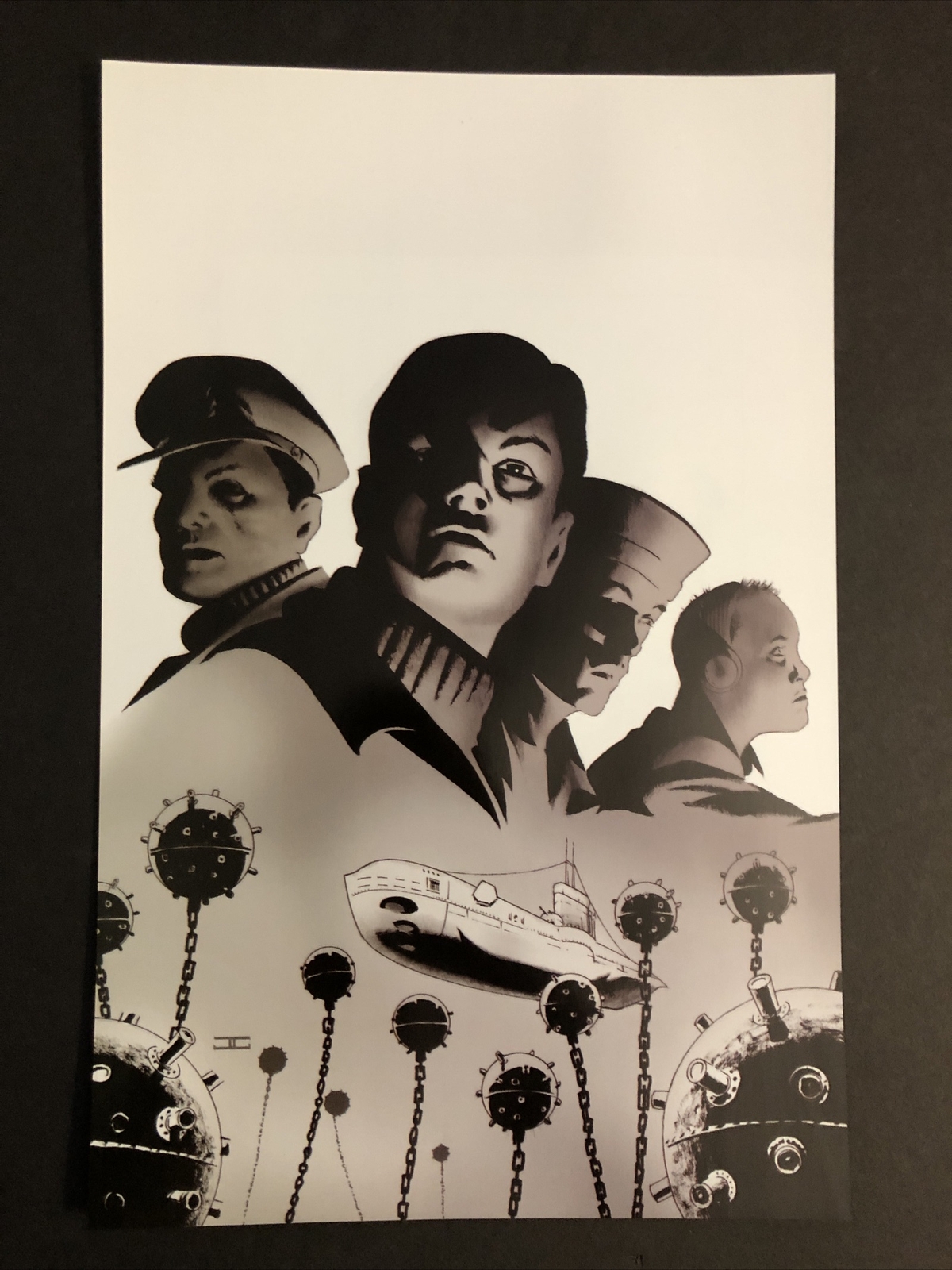 James Bond Origin #3 B&W COVER Dynamite Comics Poster Print 8x12 John Cassaday