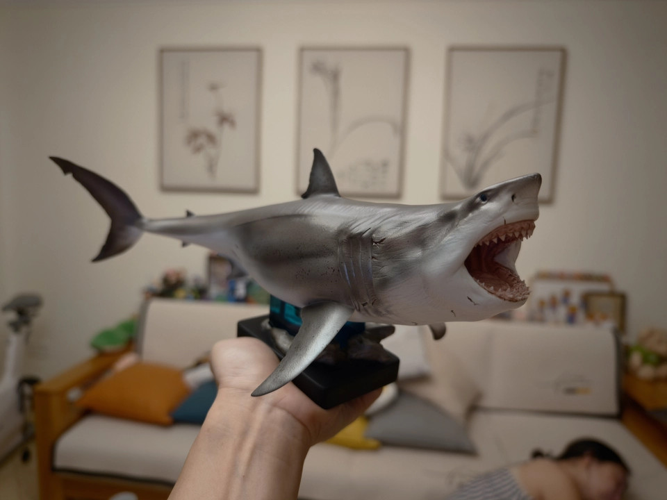 W-dragon Carcharocles megalodon 1/18 Limited Statue PVC Figure Model Shark Toy