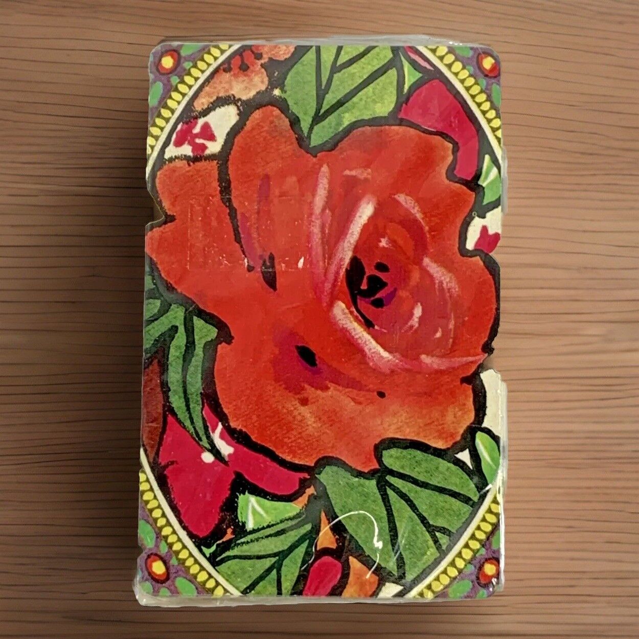 Vintage 1960’s Playing Cards sealed Groovy Rose Design Stardust New Old Stock.