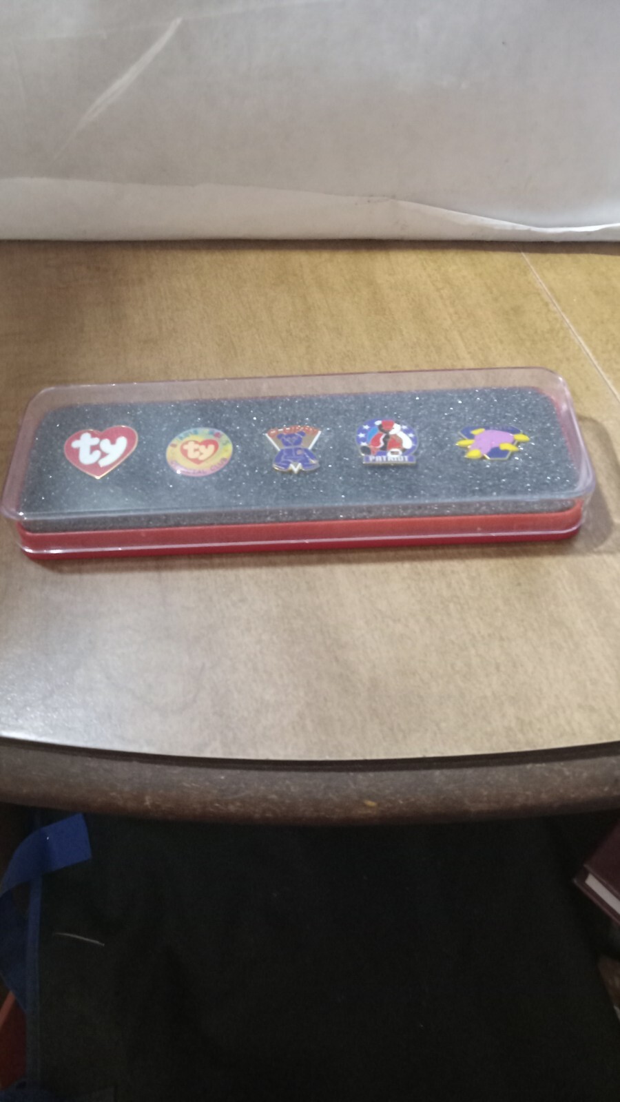 Ty Beanie Baby Pinchers Official Collector Club Pins Set In Case