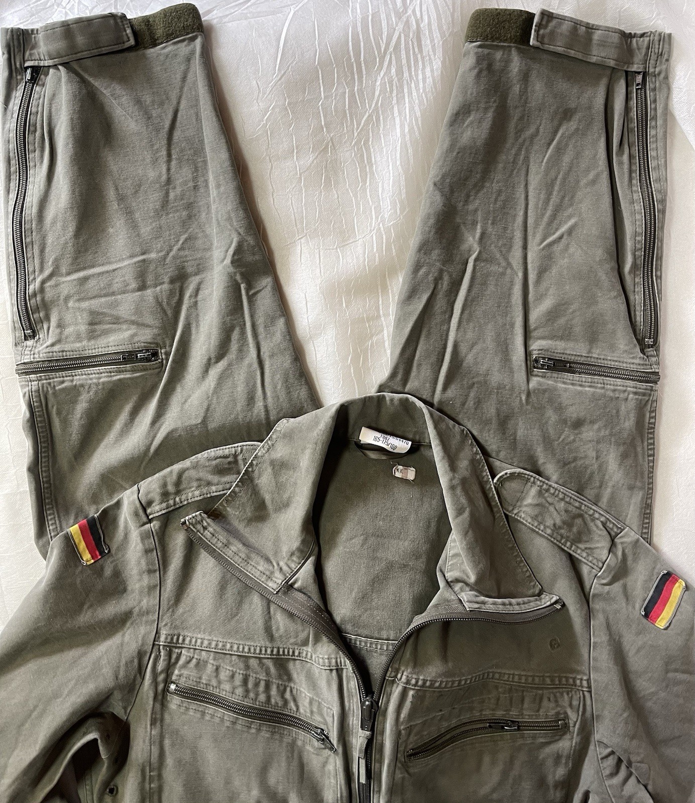 Vintage 1987 H Winnen GmbH 165-175/100 German Military Jumpsuit Overalls VGC