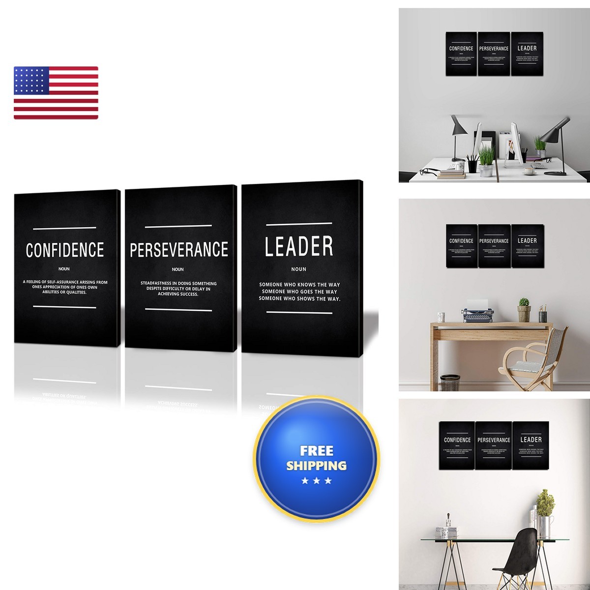 BWSPACE Canvas Wall Art 3 Pieces 48\ BWSPACE Canvas Wall Art 3 Pieces 48\