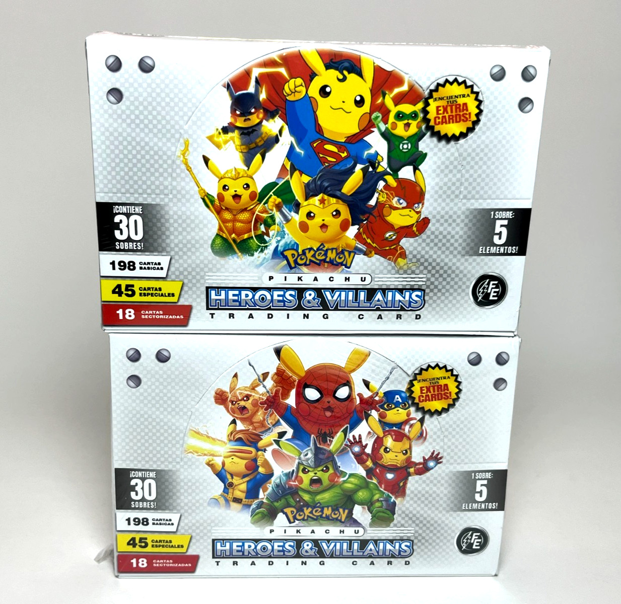 2 BOXES POKEMON PIKACHU COSPLAY HEROES & VILLAINS - (60 Sealed Packs) Cards 2025
