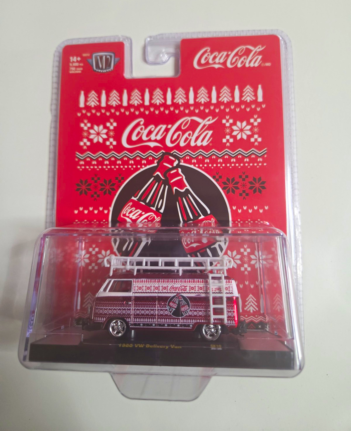 2023 M2 Machines Coca-Cola 1960 VW Delivery Van Diecast Truck Red/White