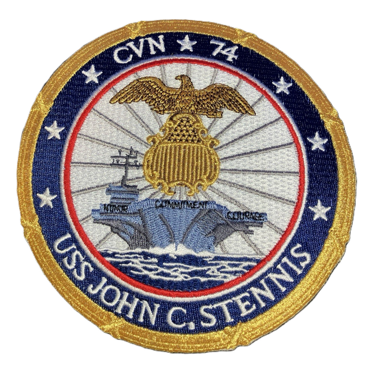 USS JOHN C. STENNIS (CVN-74)  Aircraft Carrier patch USN