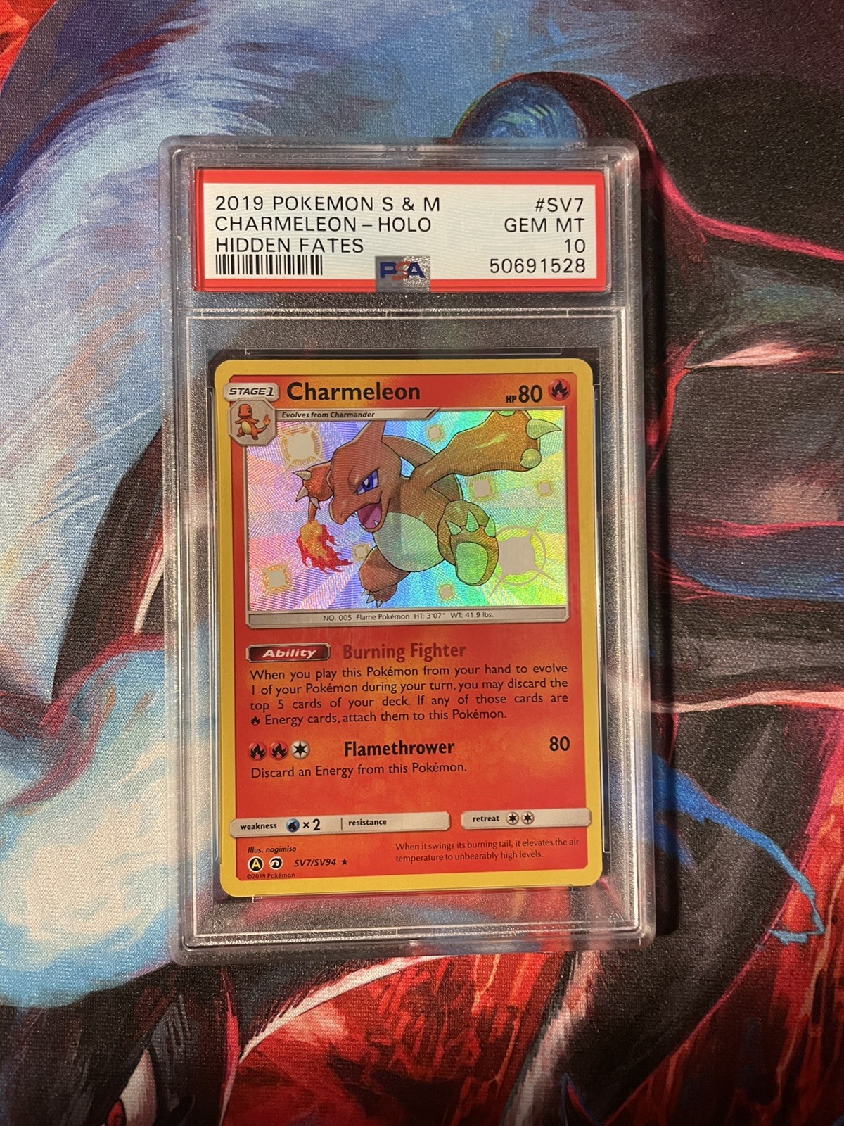 Charmeleon - PSA 10 - Hidden Fates SV7/SV94 - Pokemon