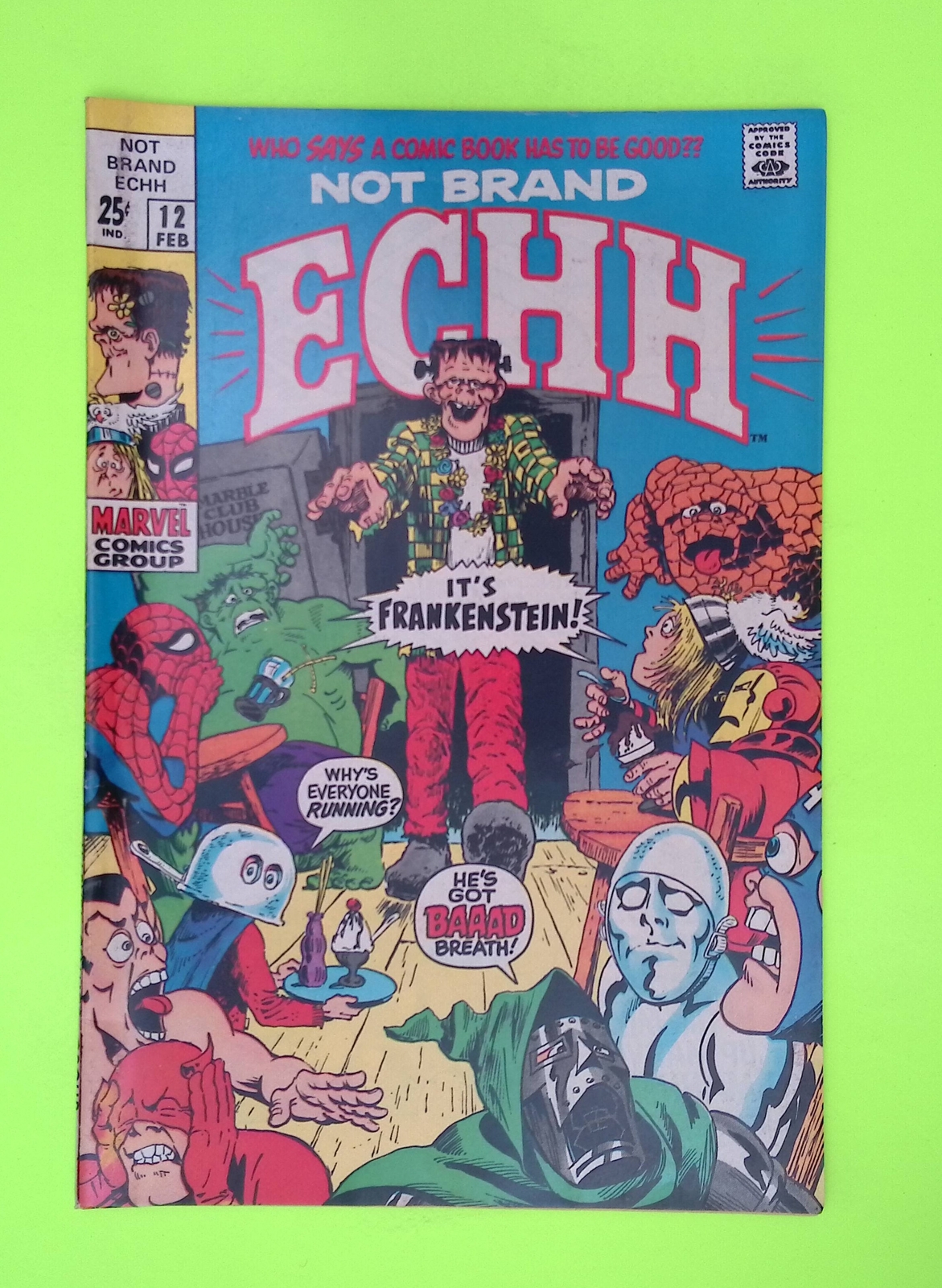 Not Brand Echh #12 1969 Marvel Comics 7.0 Comic Book K72-83