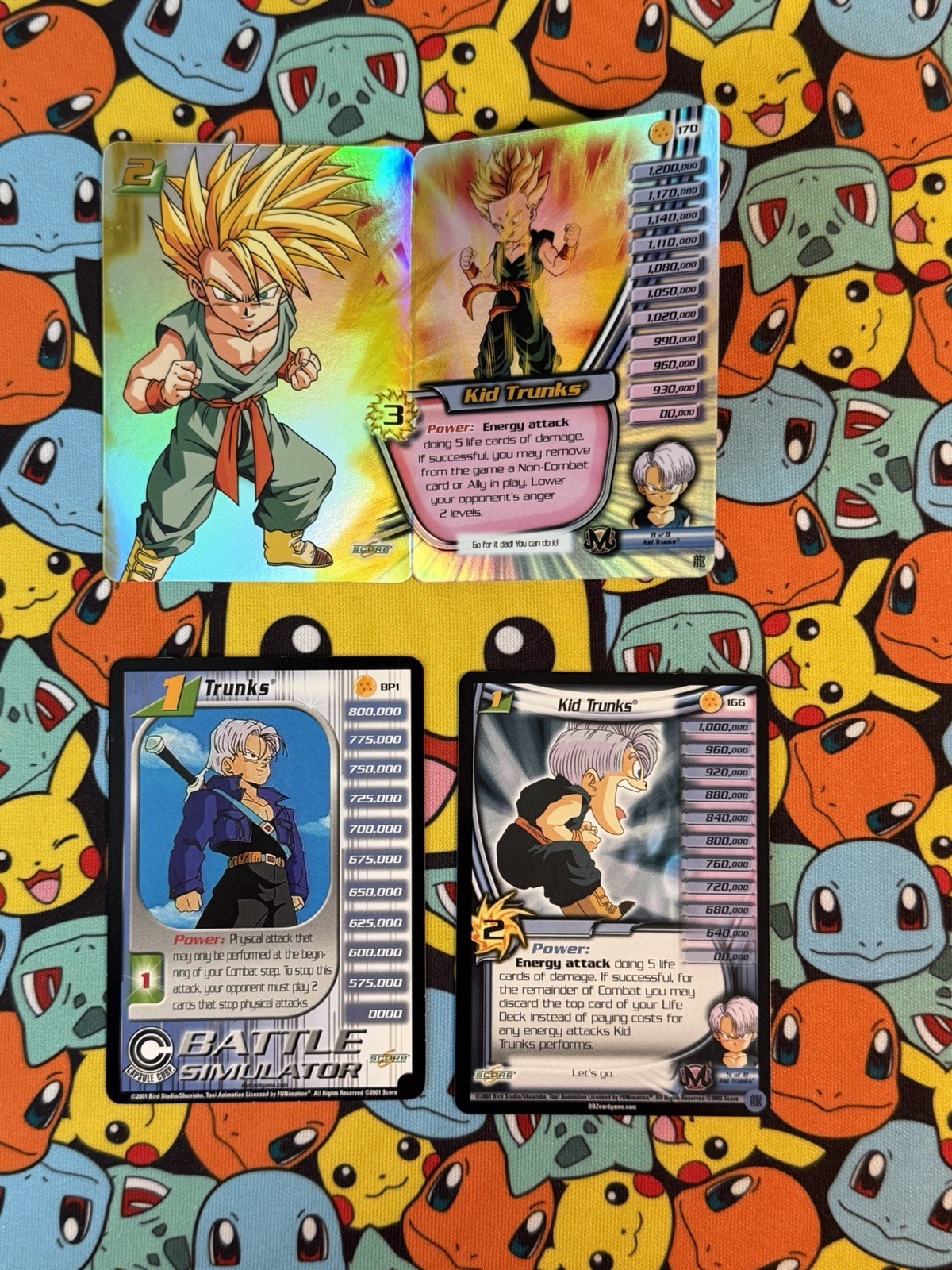 SCORE 2003 Dragon Ball Z Kid Trunks #169 Hologram Foil Foldable + Extras NM SCORE 2003 Dragon Ball Z Kid Trunks #169 Hologram Foil Foldable + Extras NM
