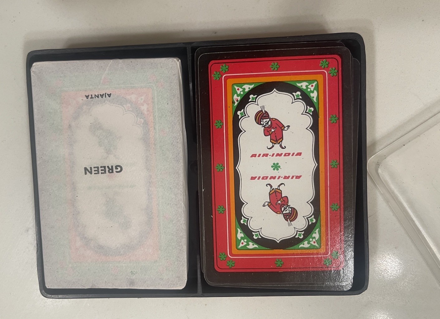 Vintage Air India Playing Cards 2 Deck Set Maharaja Mascot Custom Court India Vintage Air India Playing Cards 2 Deck Set Maharaja Mascot Custom Court India