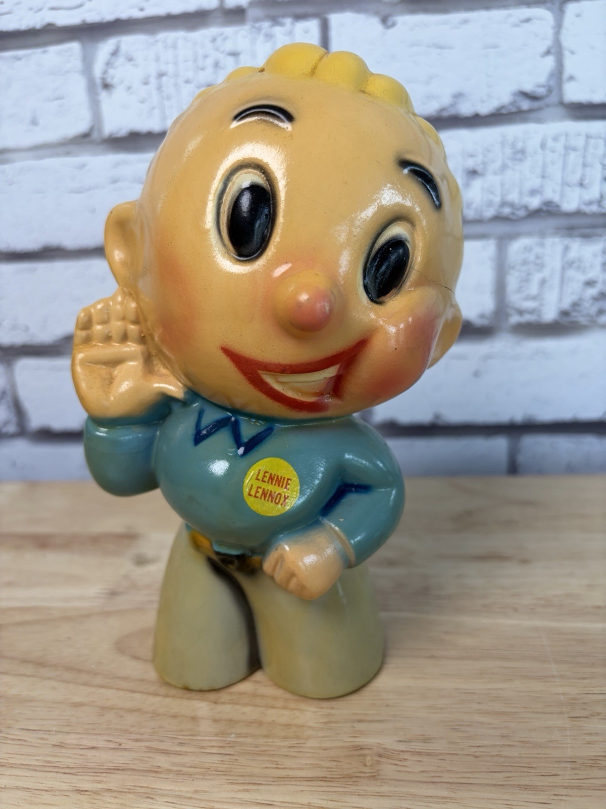 Lennie Lennox Advertising Figure Bank Very Rare 7\