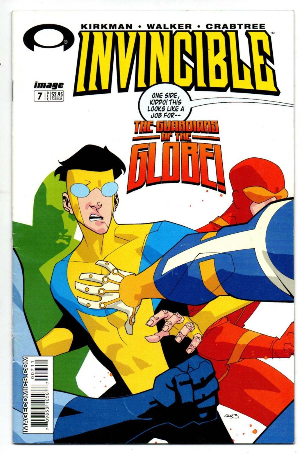 Invincible #7 Mid Grade Death of Guardians of the Globe Image Comics Kirkman