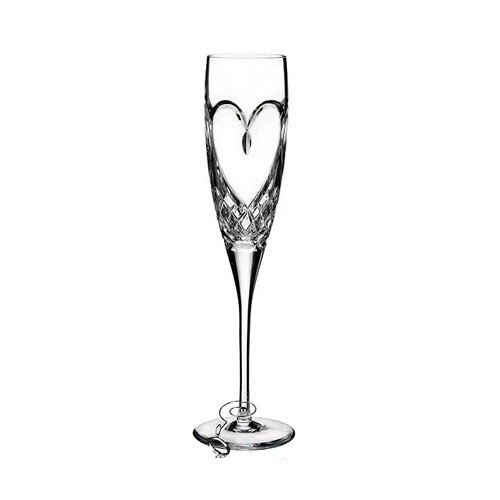 Waterford True Love Lead Crystal Champagne Flute 7.1 Oz (Only One Flute) G1402