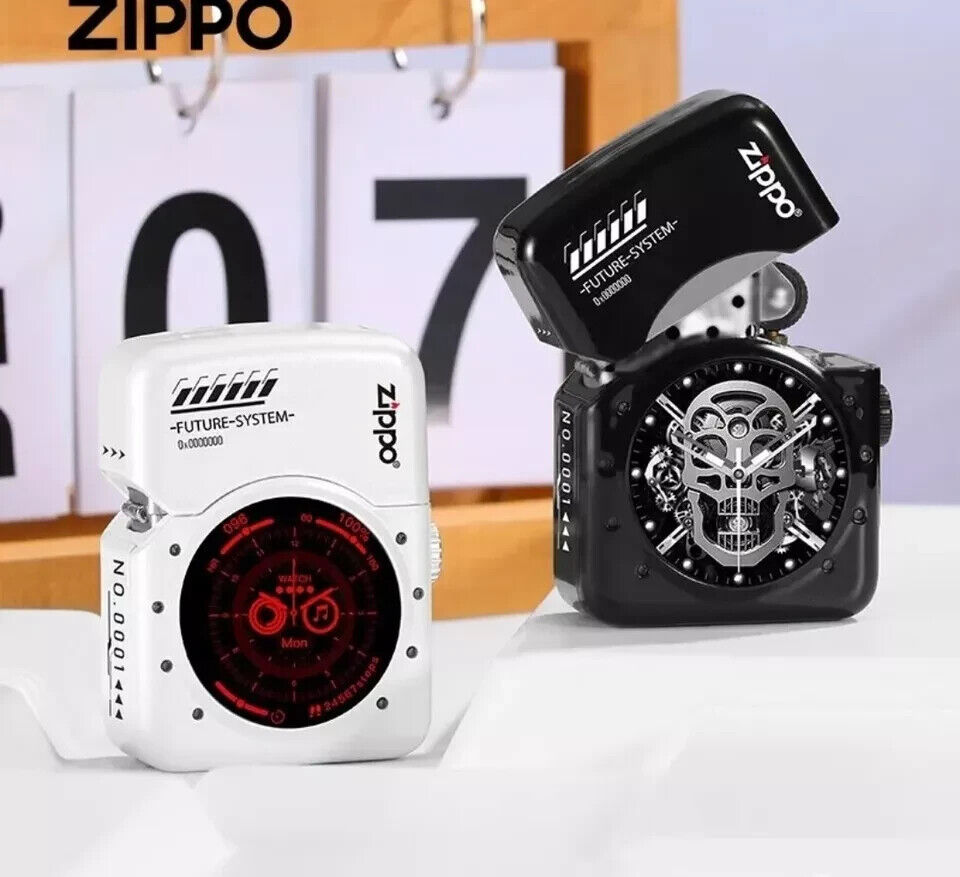 Zippo Smart Lighter Black Or White Touch Screen