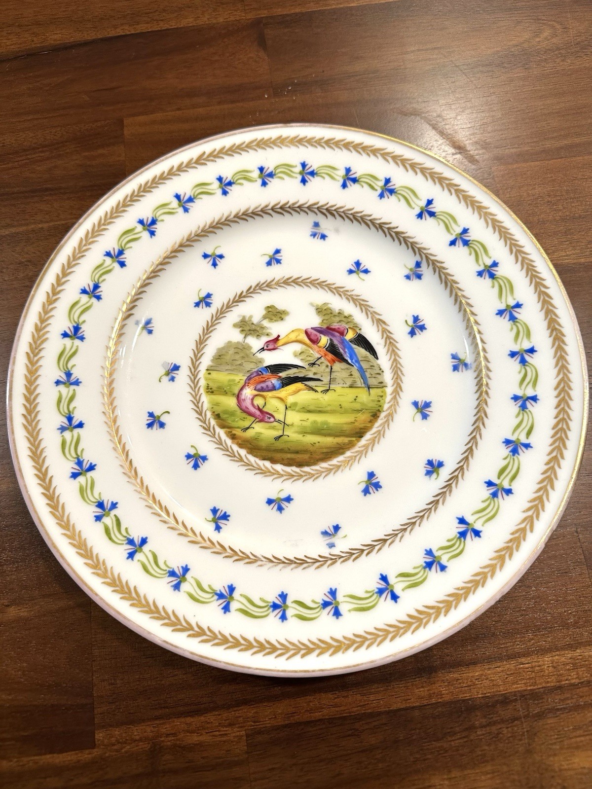 Vintage Charles Reizenstein Co. Saxe Dresden Fine Porcelain 10” Plate