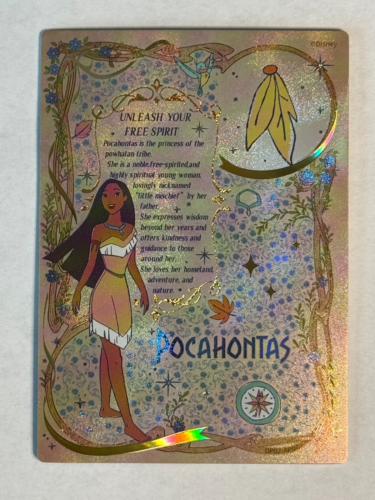 Disney Princess Diaries Pocahontas Cardfun