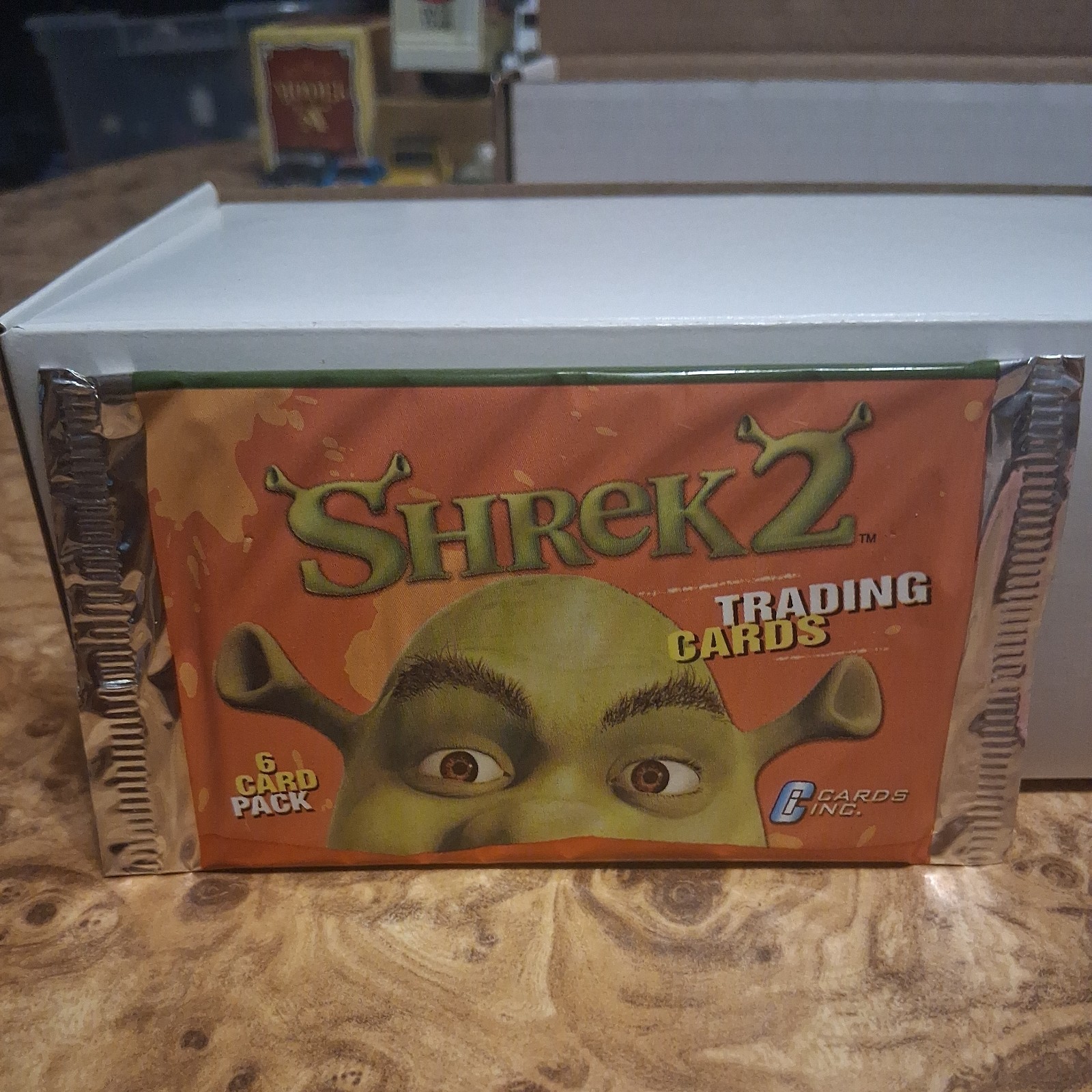 SEALED / UNOPENED SHREK 2 TRADING CARDS PACK CARDS INC 2004 FIONA PUSS IN BOOTS