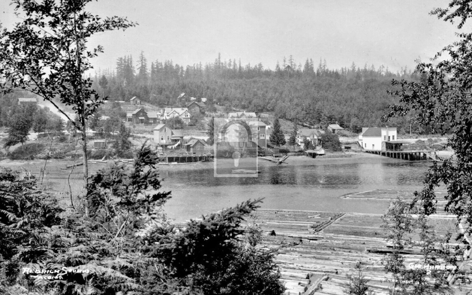 Gig Harbor Logging Washington WA - 11x17 Reprint