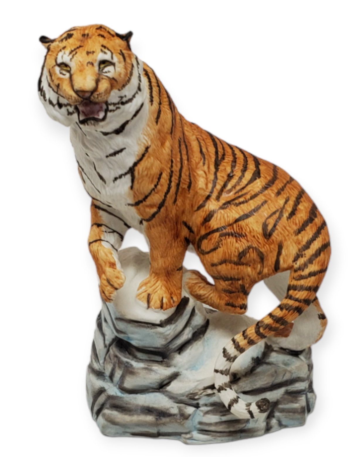 Franklin Mint - Great Cats of the World NWF - Siberian Tiger Figurine 1989