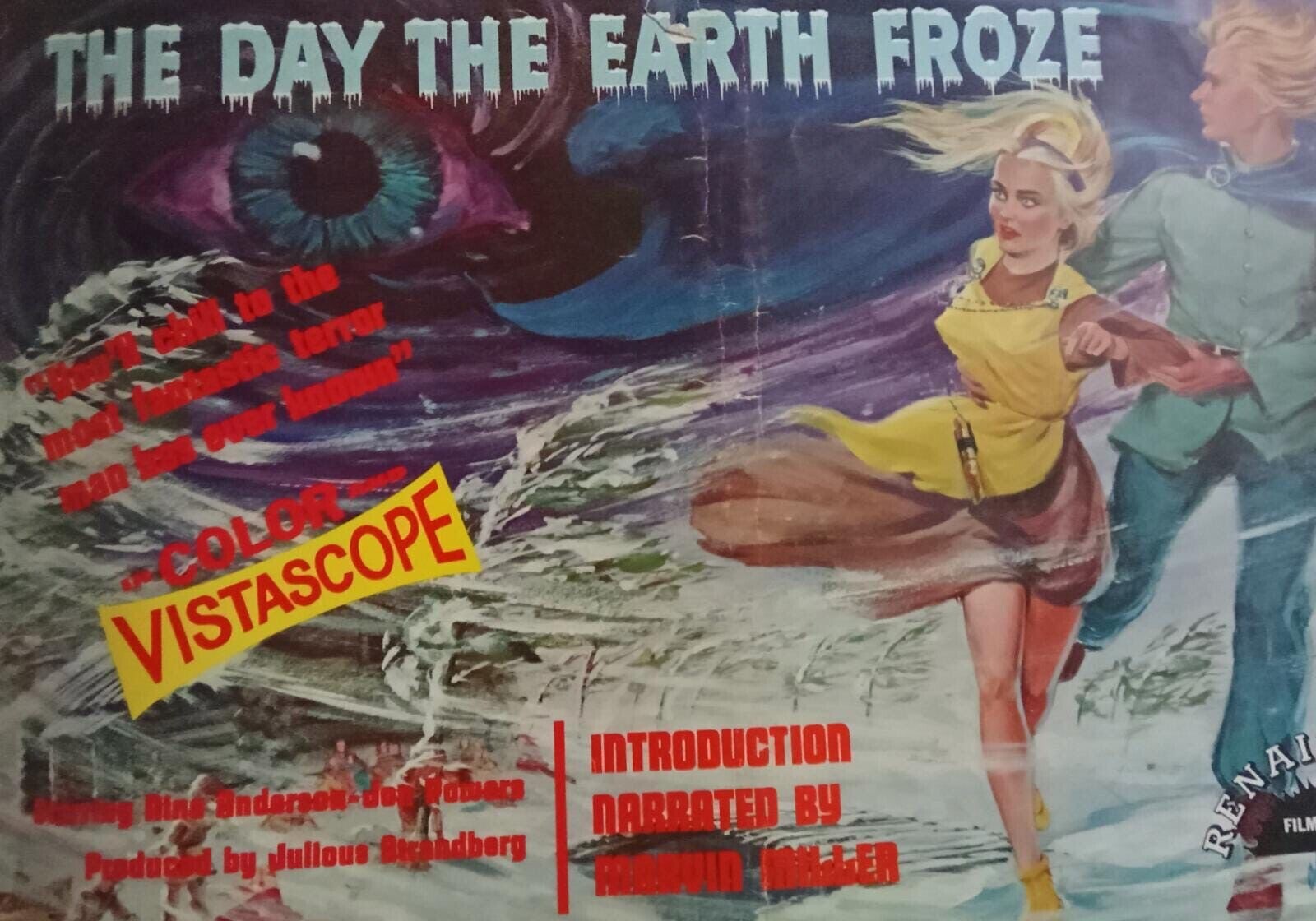 PRESS BOOK FIRST EDITION USA EDITION FANTASY THE DAY THE EARTH FROZEN FLN.1959