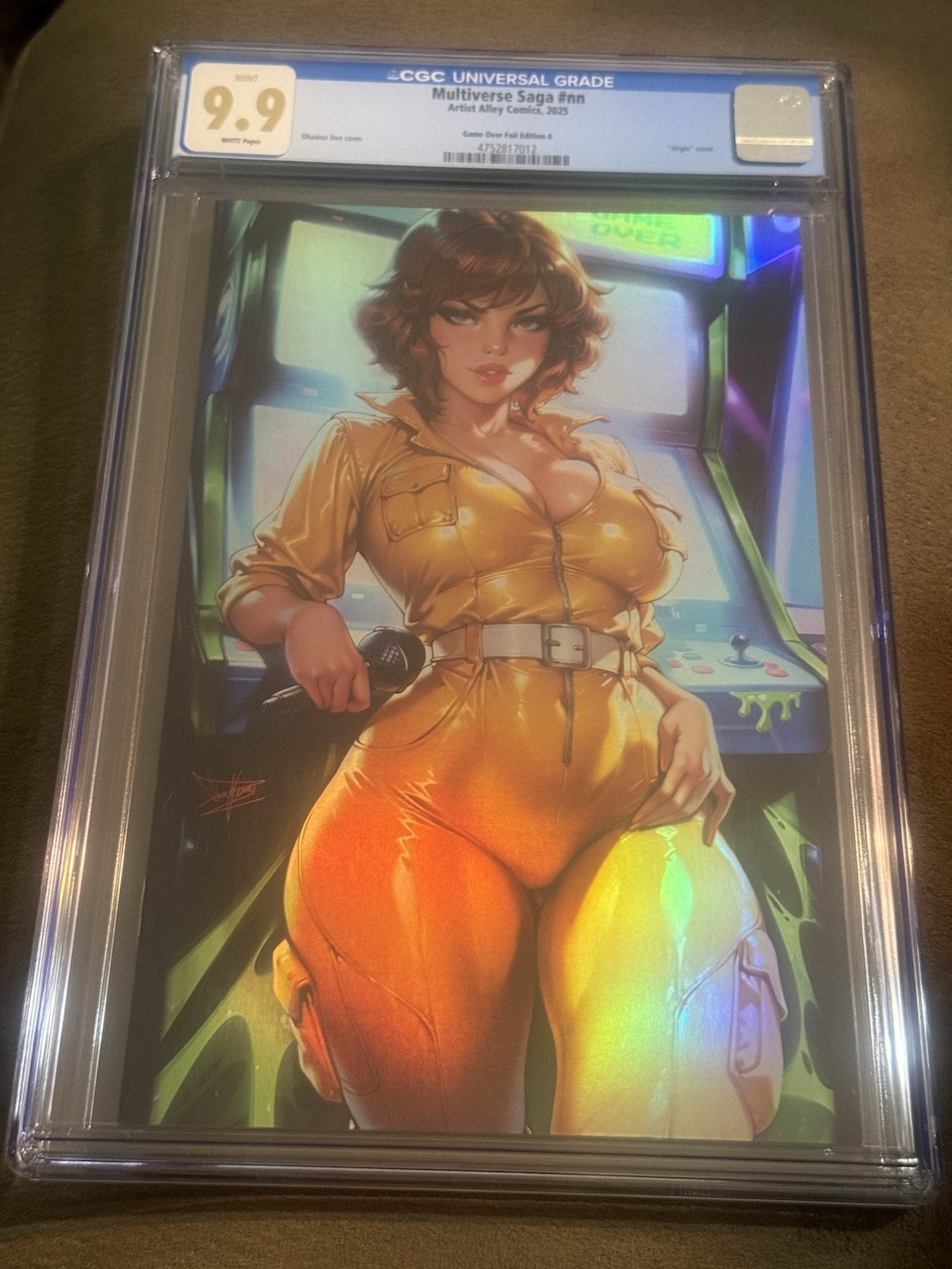 MULTIVERSE Saga April O’Neil FOIL Edition A Dhaxina DEE Artist Alley CGC 9.9