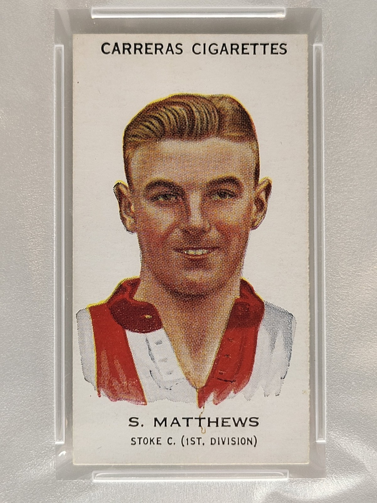 1934 Carreras #69 Stanley Matthews Rookie RC PSA 8 NM-MT None Graded Higher
