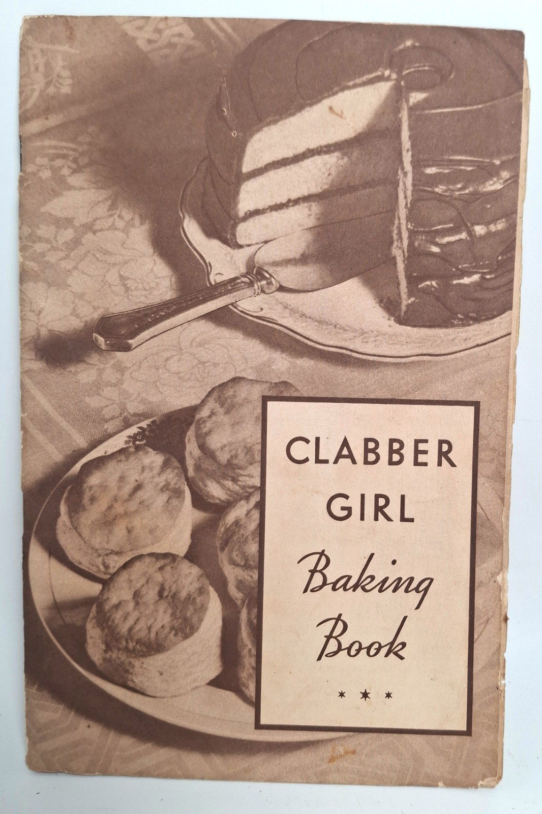 Vintage Clabber Girl Baking Book Baking Powder Recipe Cookbook Extra Letter 1934