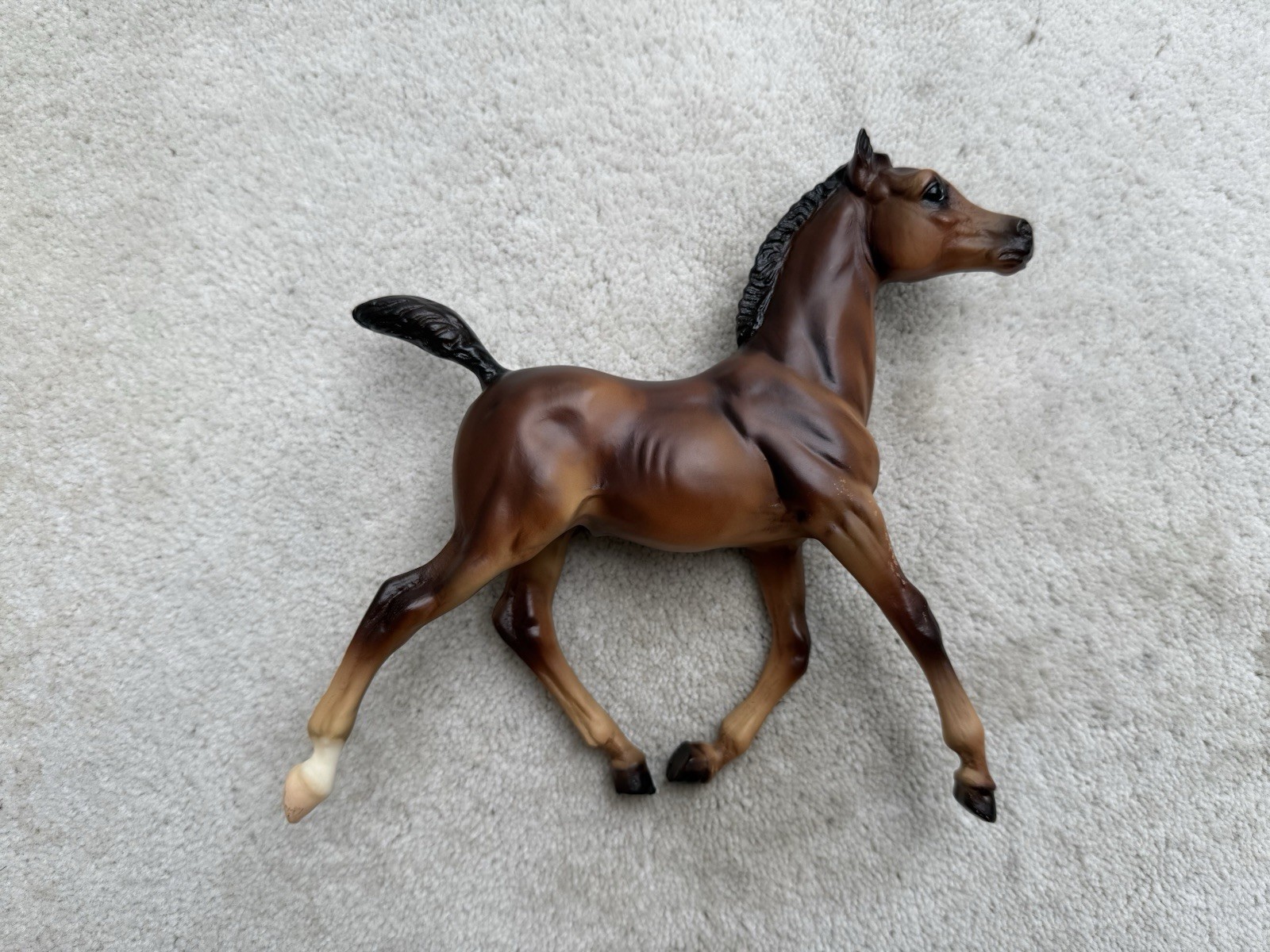 Retired Classic Breyer Horse #1178 Footloose Baby Bay Running Foal