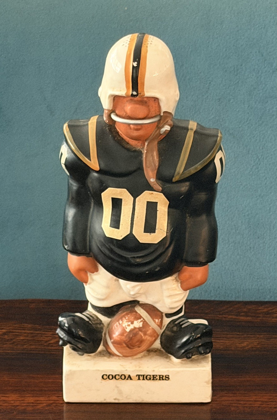Vintage 1960's FRED A KAIL JR. Football Player Cocoa, FL Tigers High School Bank