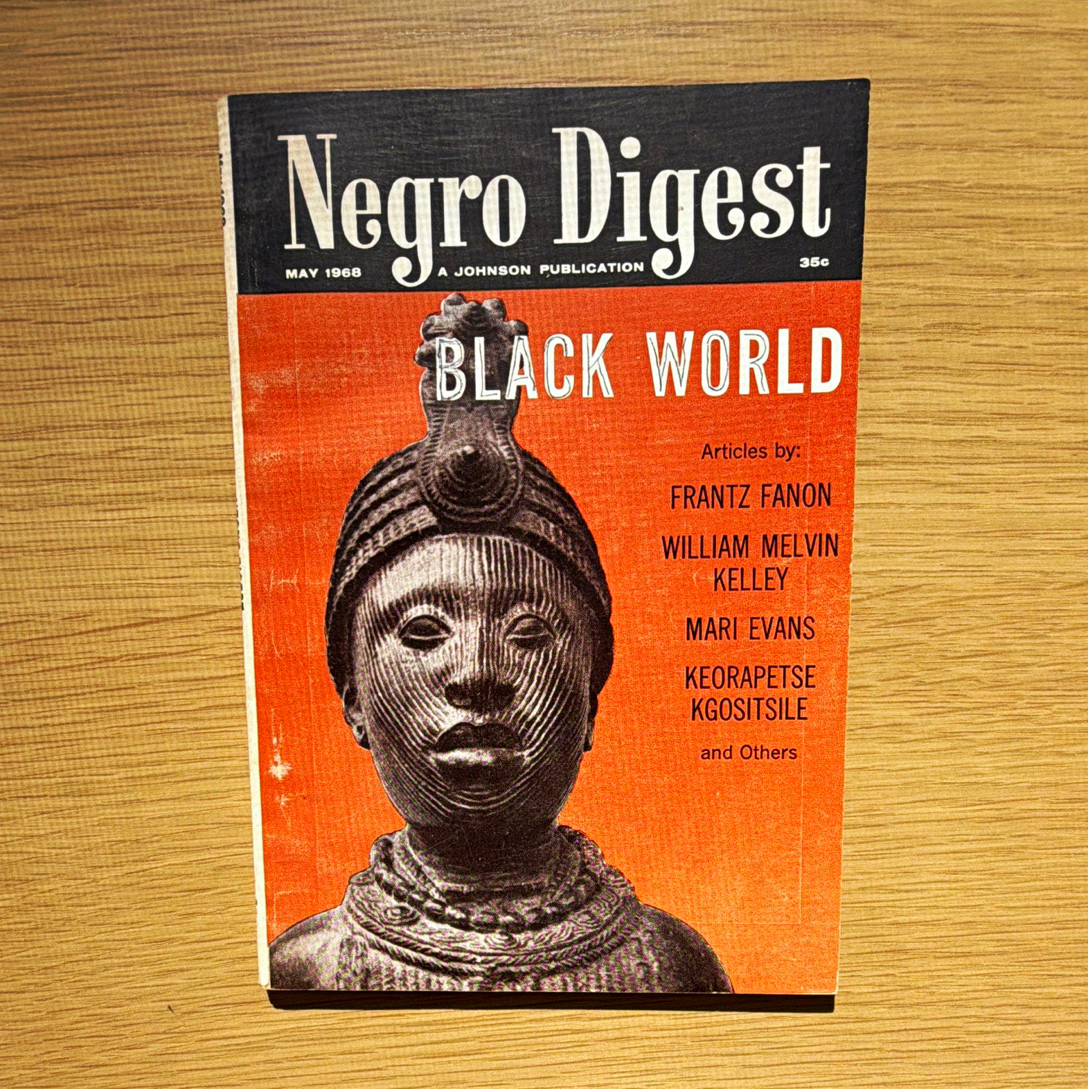 Negro Digest / Black World Magazine May 1968 Johnson Publication Black Americana