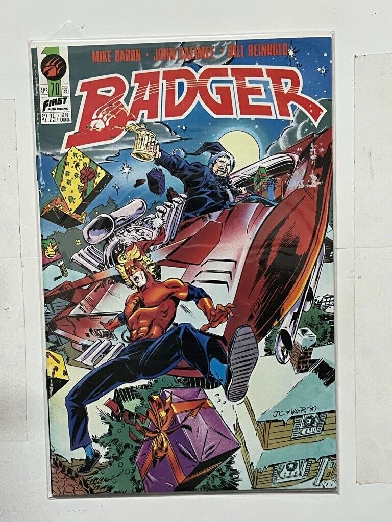 Badger #70 April 1991 First Comics Baron Calimee Reinhold