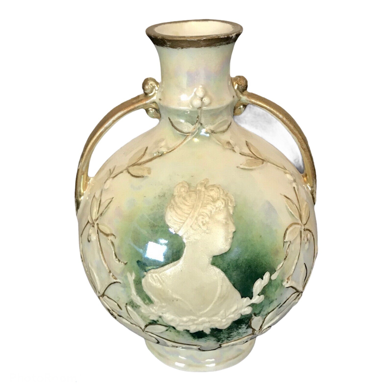 Sevres Porcelain Pate Sur Pate Cameo Medallion Vase Urn 6\