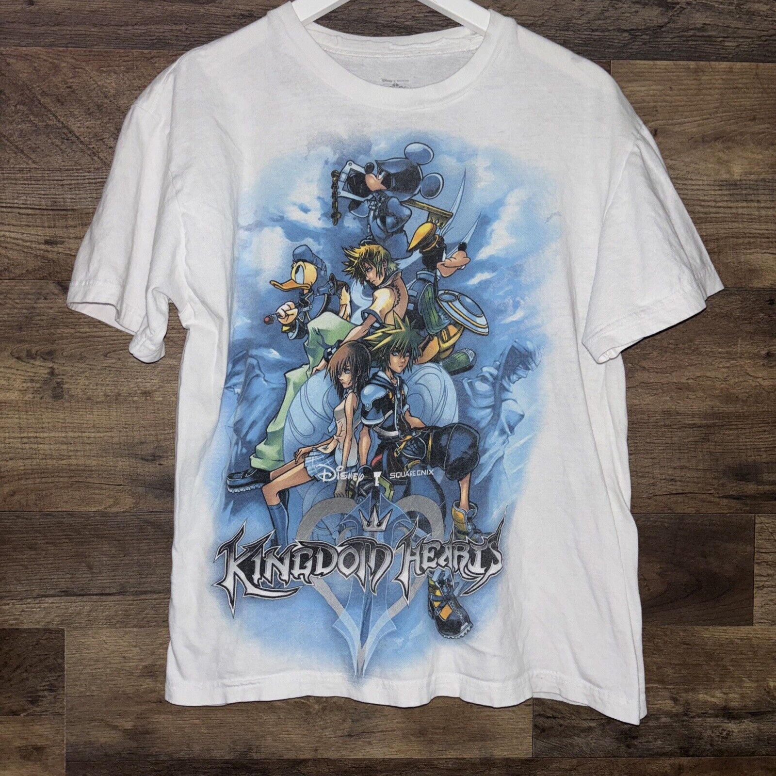 Disney\'s Kingdom Hearts Gaming T-Shirt  Size Small White