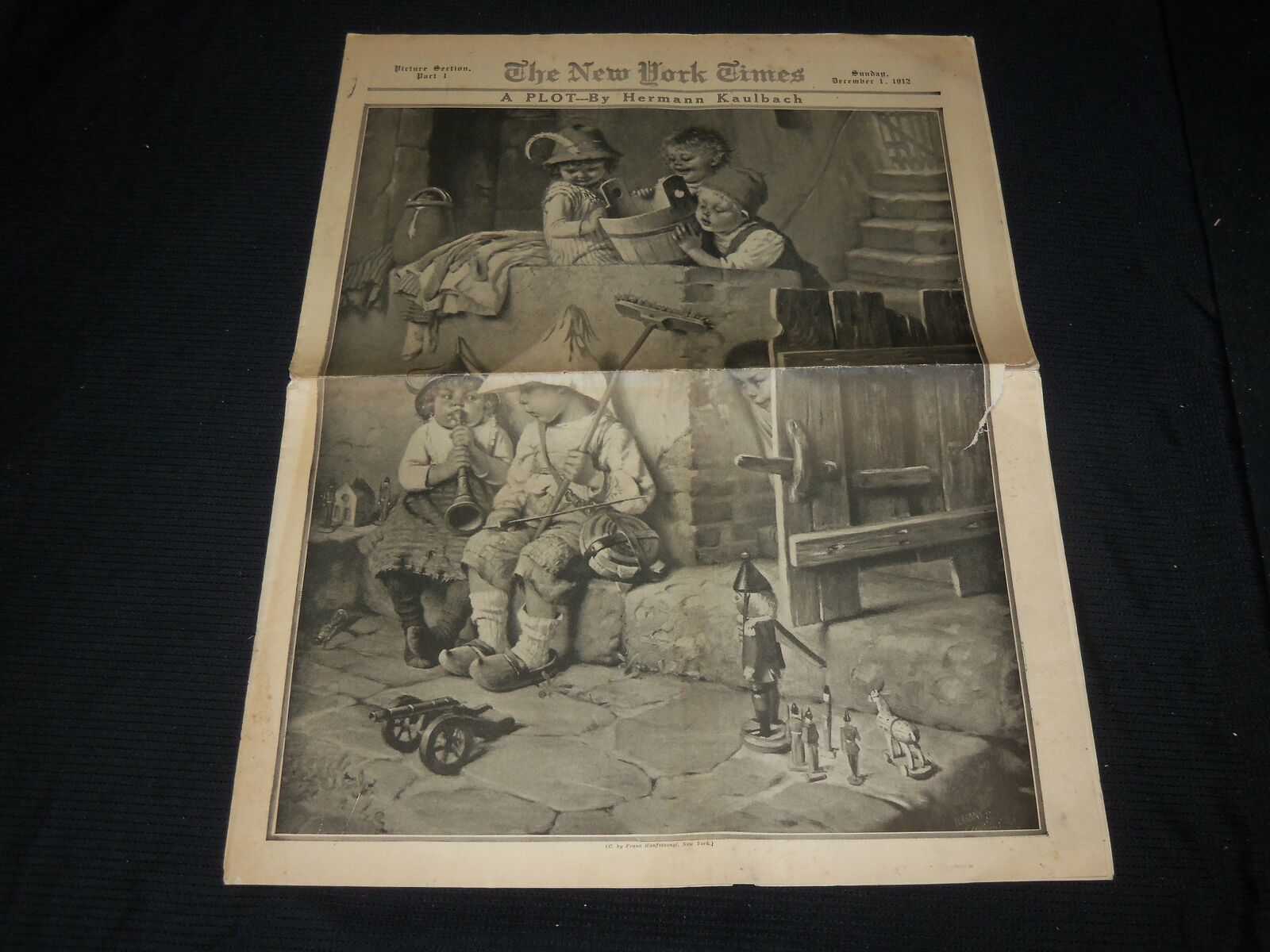 1912 DECEMBER 1 NEW YORK TIMES PICTURE SECTION - A PLOT KAULBACH - NP 5629
