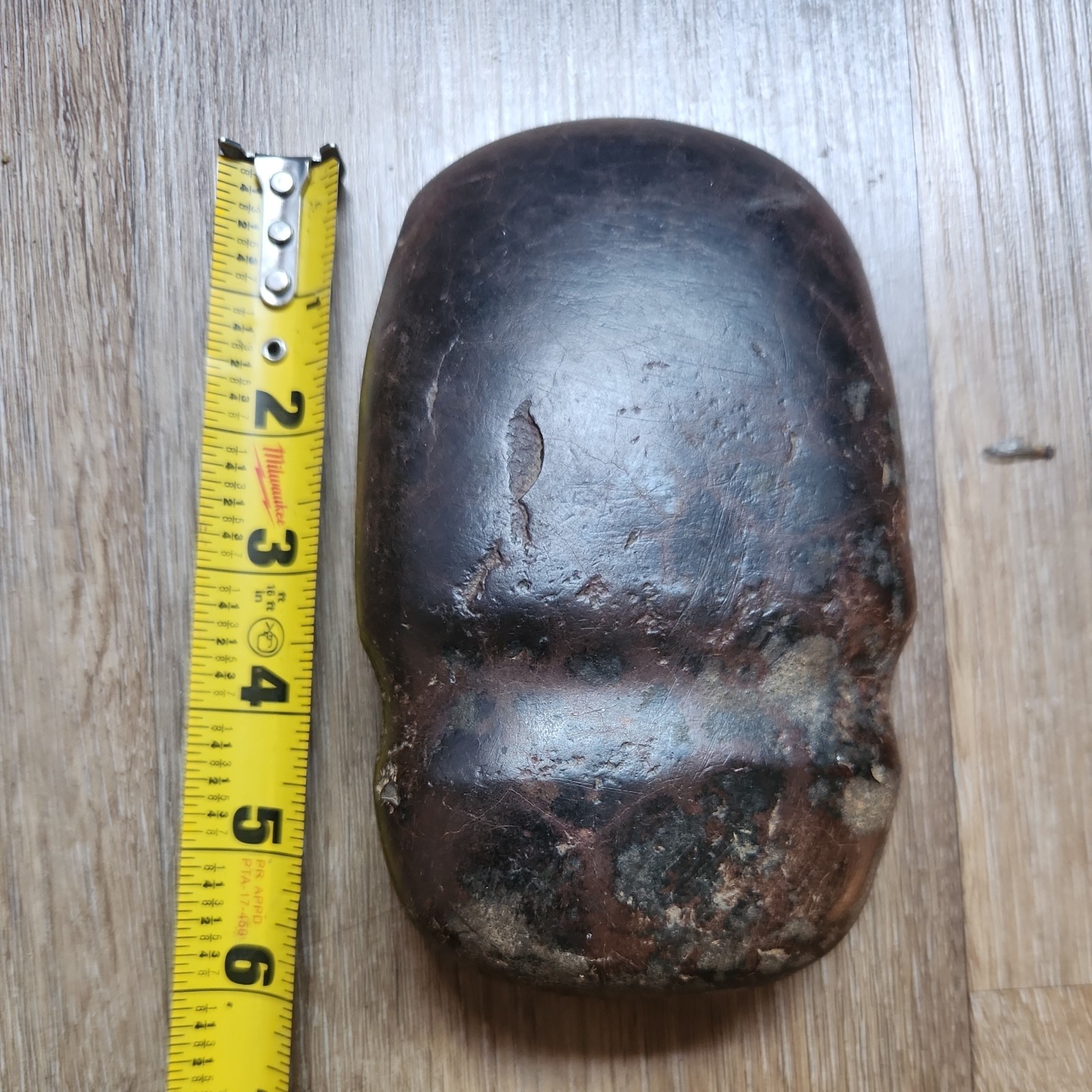 Authentic Prehistoric Grooved Stone Axe Native American Artifact Tool