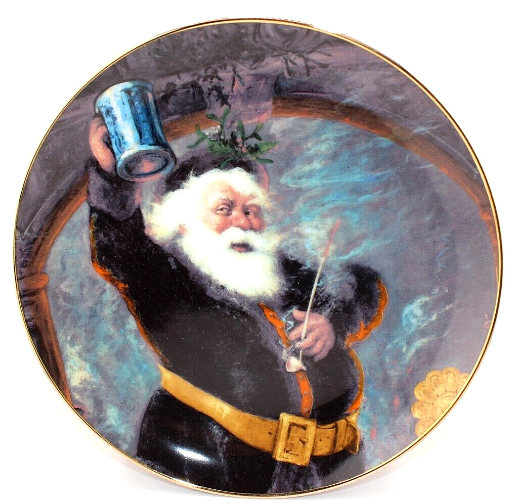 Memories Of Santa Plate Limited Edition A Jolly Good Fellow Don Warning Signed