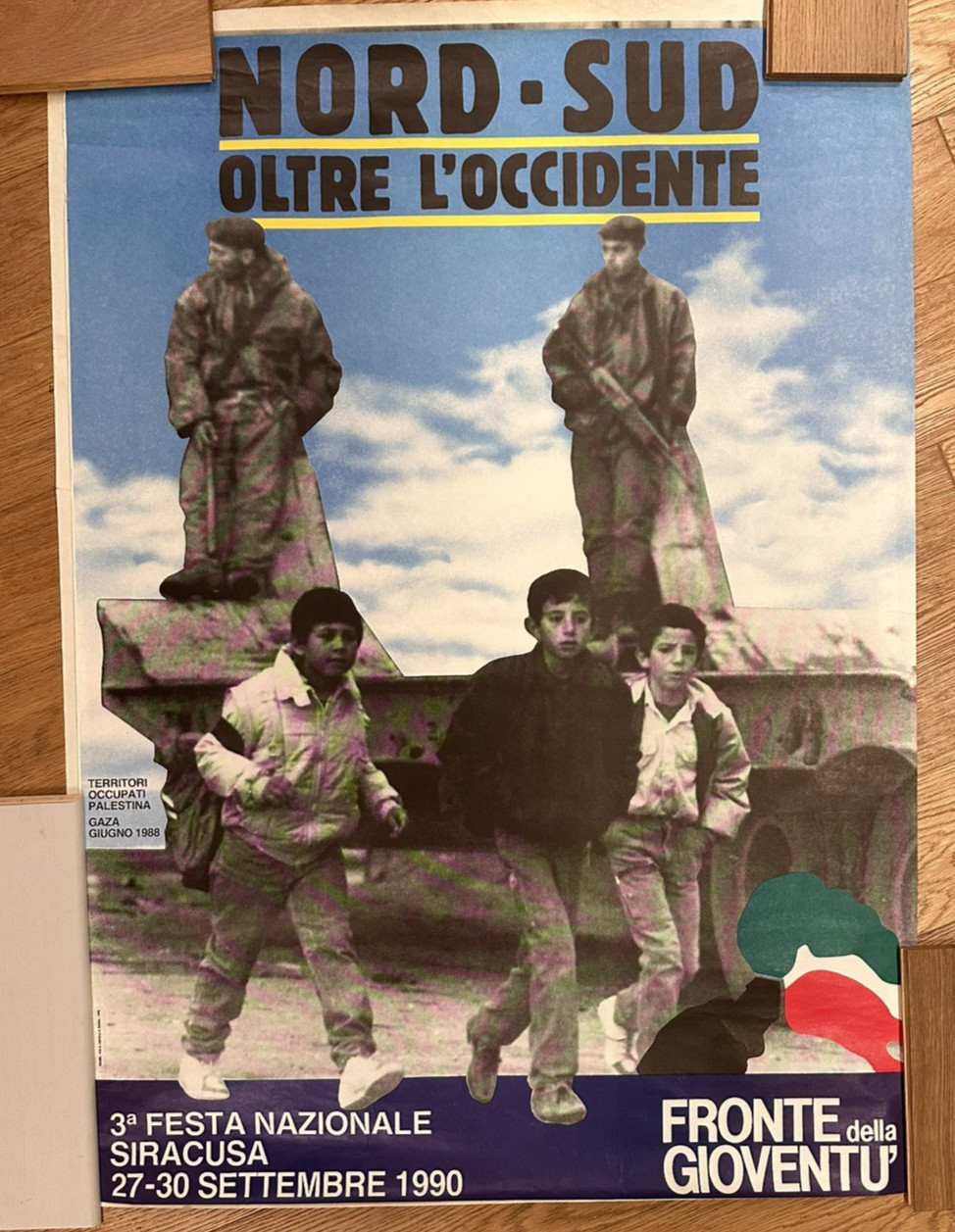 Poster 70x100cm YOUTH FRONT 1990 Syracuse NorthSouth Beyond the West