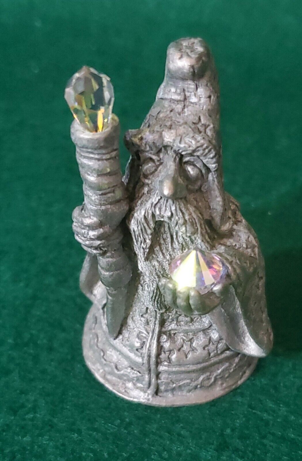 Vintage  Spoontiques (?) Pewter Wizard Figurine 1141046